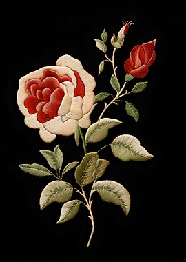 Rose Embroidery