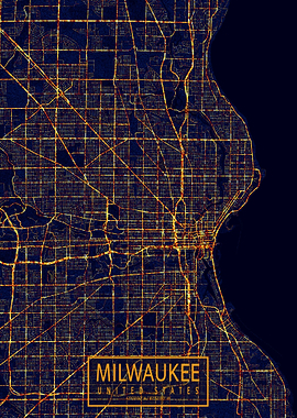 Milwaukee City At Night