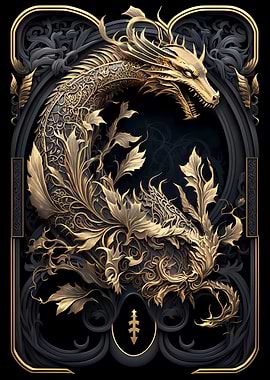 Emperor Golden Dragon Art