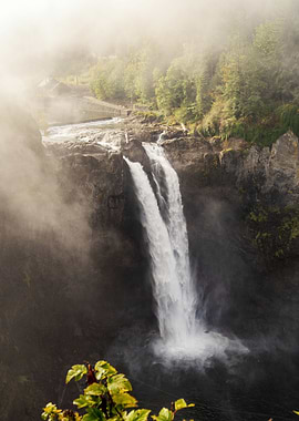 Snoqualmie Falls PNW Fog