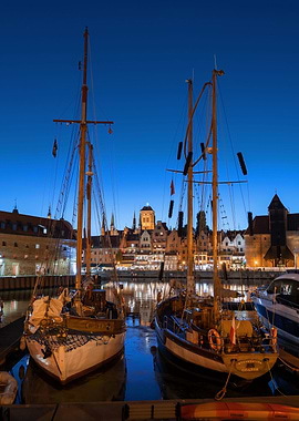 Gdansk City By Night