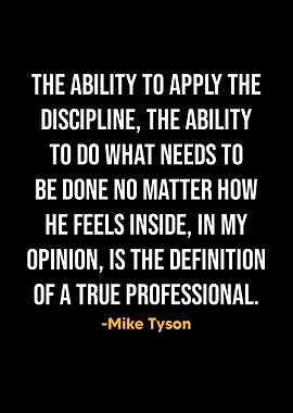 Mike Tyson Quote