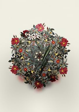 Gladiolus Flower Wreath