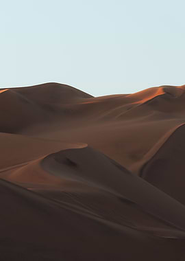 Dunes after sunset