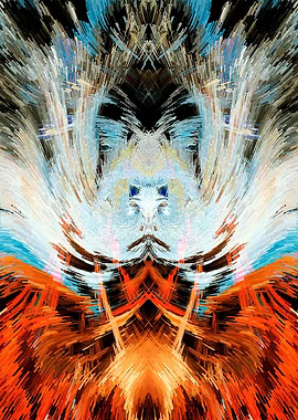 Baby Crying Abstract Art