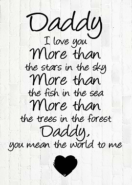 Father day quote Daddy