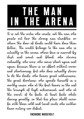 The Man in the Arena