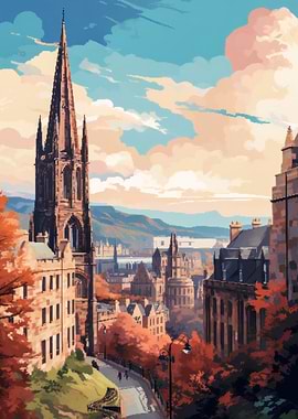 Edinburgh Pixel Art