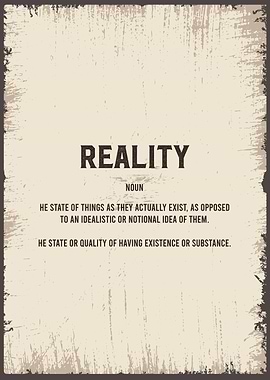 reality funny definition