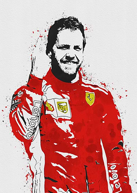 Sebastian Vettel Poster