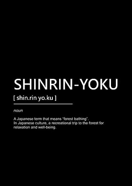shinrin yoku