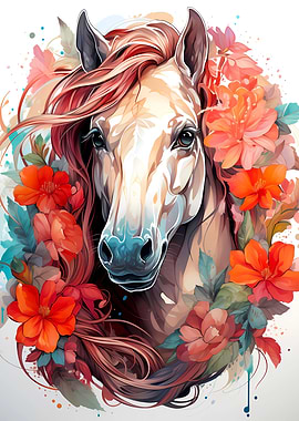 Colorful Horse