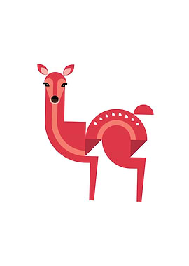 minimalist deer body