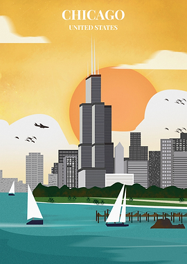 Chicago city Scenery