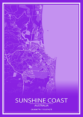 Sunshine Coast PurpleWhite