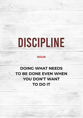 discipline