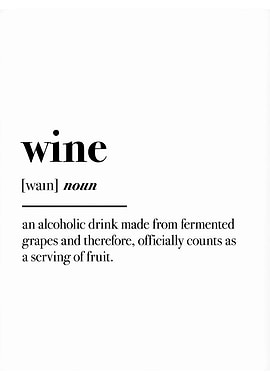 Wine Definition text