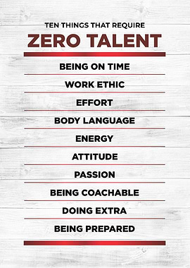 zero talent