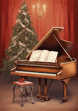 Piano Christmas Tree