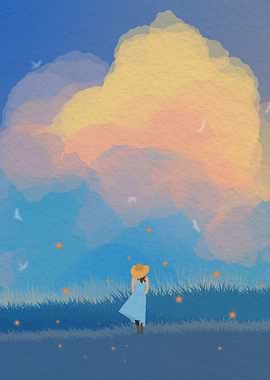 Beautiful evening sky