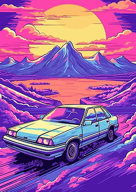 Nissan Altina Car Retro