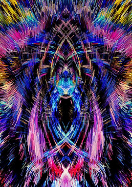 Baby Crying Abstract Art