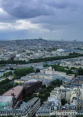 Over the Houses of Paris