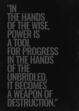 Quote about Power