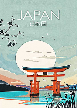Japan Travel Poster