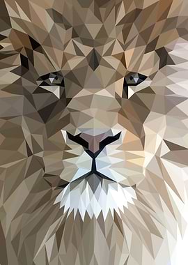 Low Poly Lion
