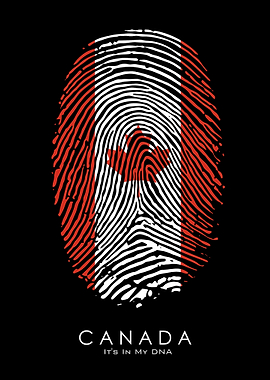 Canada Flag Its In My DNA