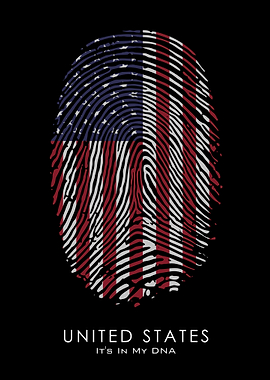 United States Flag My DNA