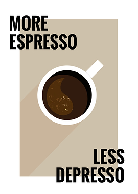 Coffee poster set