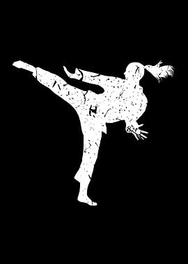 Taekwondo Girl Karate