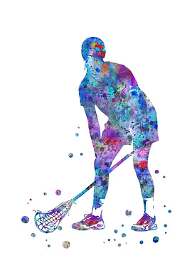 Lacrosse Player Girl