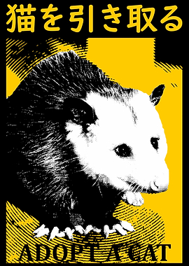 Adopt a Cat Opossum