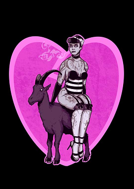 Goth Pinup