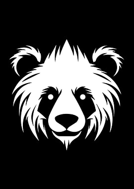 Bear Stencil Design