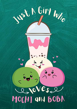 Girl Who Loves Mochi Boba