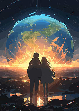 Anime Couple Apocalypse