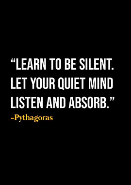 Pythagoras Quote