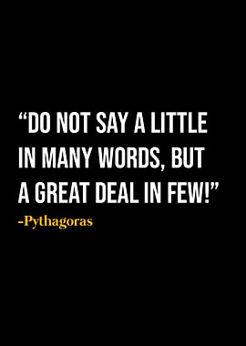 Pythagoras Quote