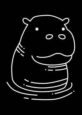 Cute Hippo Hippos Children