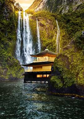 Japanese Waterfall