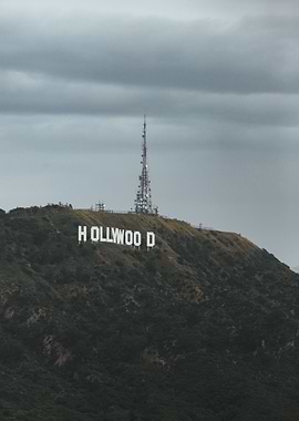 The Hollywood sign