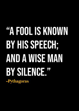 Pythagoras Quote