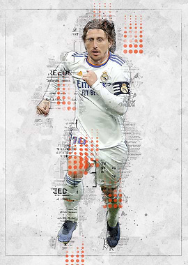 Luca Modric Watercolor