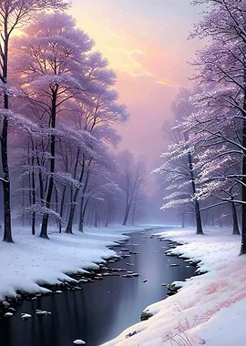 snow winter landscape