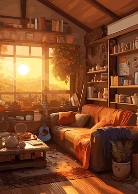 Cozy Bookworm Corner