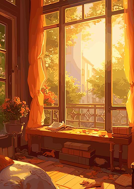 Cozy Bookworm Corner